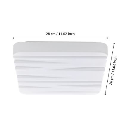 Eglo - Plafón LED LED/10W/230V