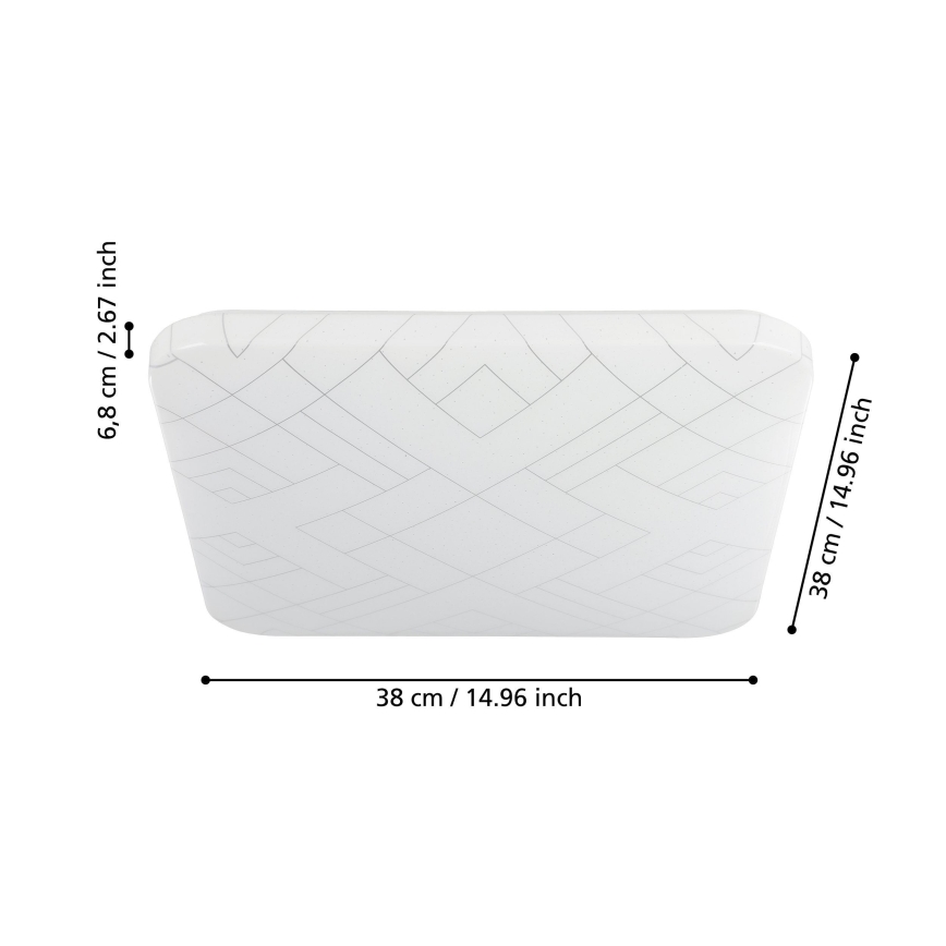 Eglo - Plafón LED LED/19,5W/230V
