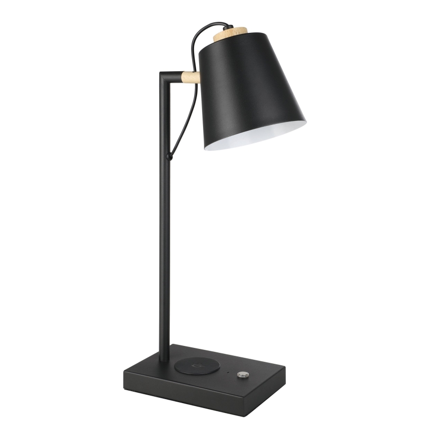 Eglo - Lámpara LED regulable con cargador inalámbrico LED/5,5W/230V