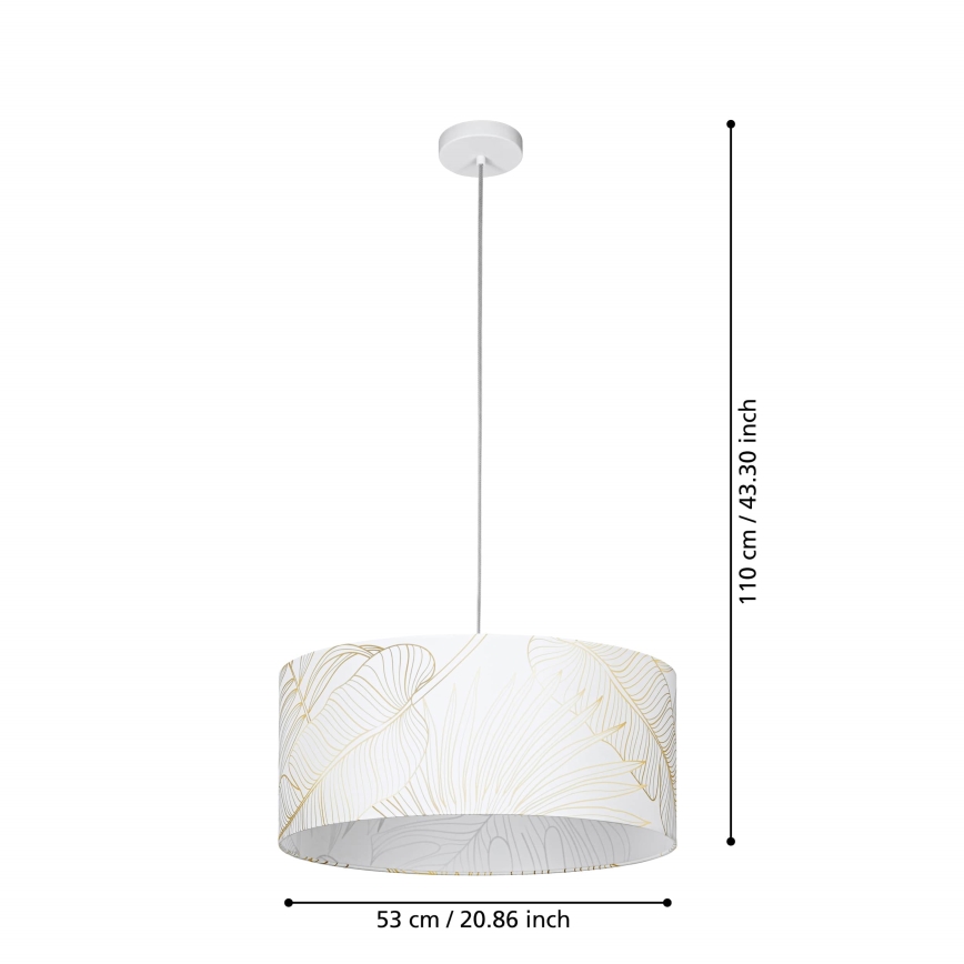 Eglo - Lámpara colgante 1xE27/40W/230V
