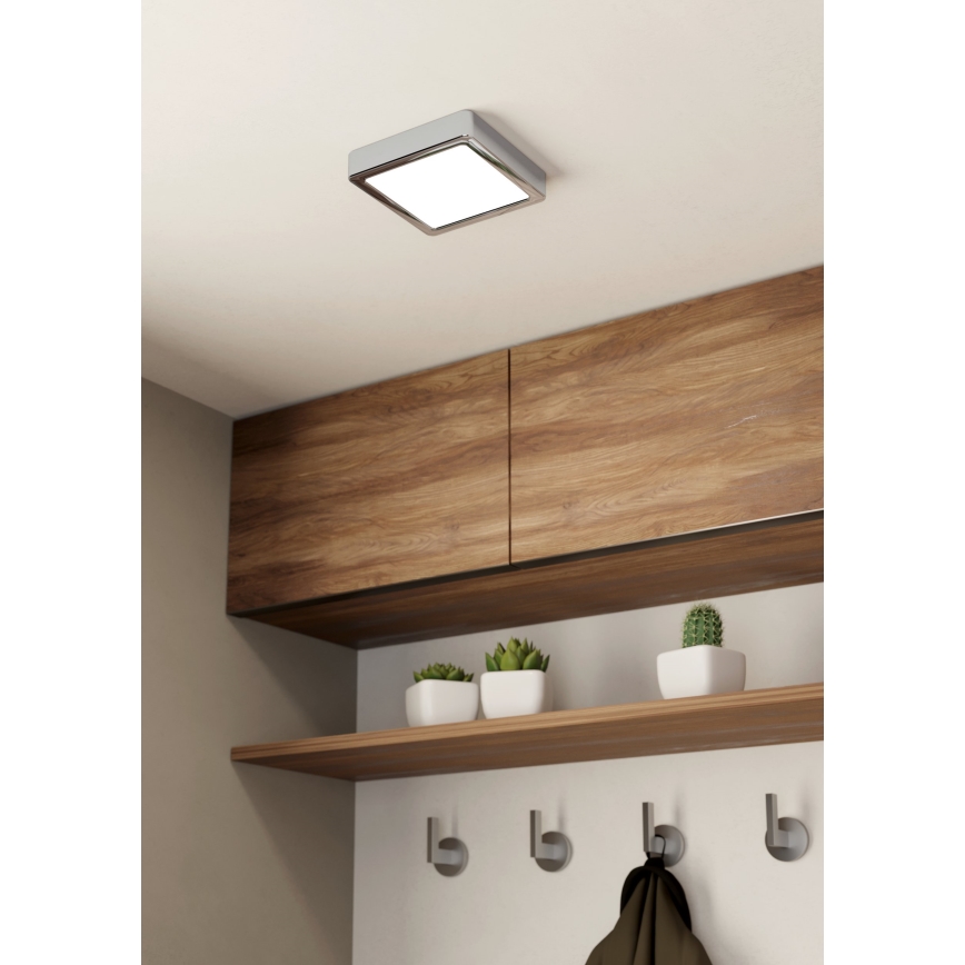 Eglo - Plafón LED de baño LED/11W/230V IP44 cromo brillante