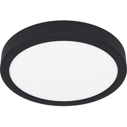 Eglo - Plafón LED de baño LED/17W/230V negro IP44