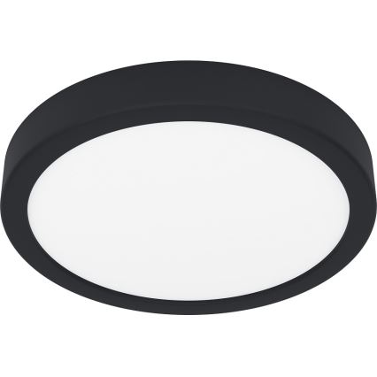 Eglo - Plafón LED de baño LED/17W/230V negro IP44