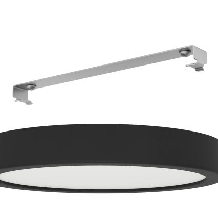 Eglo - Plafón LED de baño LED/17W/230V negro IP44