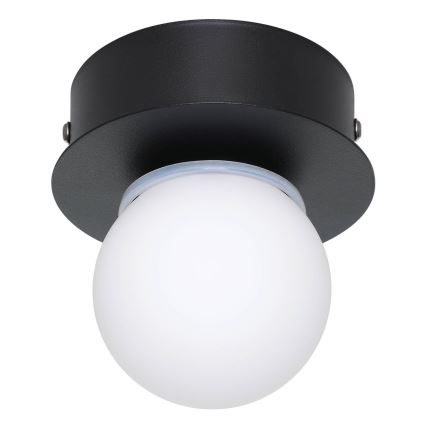 Eglo - Plafón LED de baño LED/3,3W/230V IP44 negro