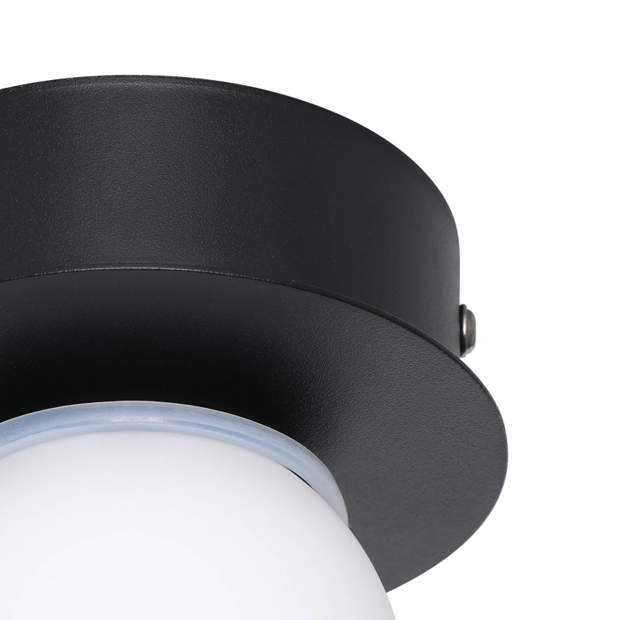 Eglo - Plafón LED de baño LED/3,3W/230V IP44 negro