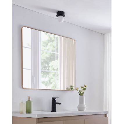 Eglo - Plafón LED de baño LED/3,3W/230V IP44 negro