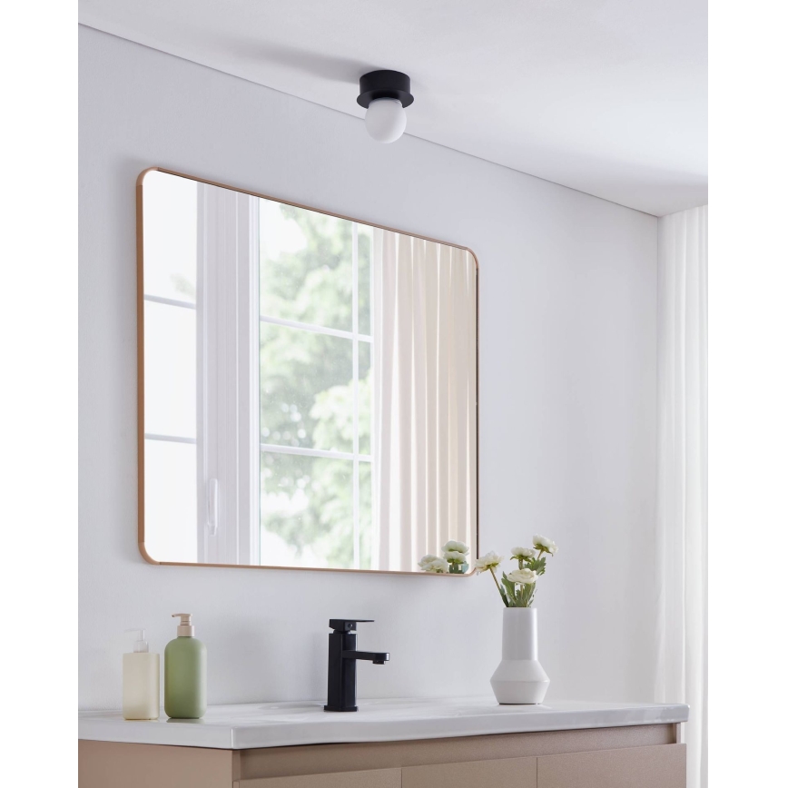 Eglo - Plafón LED de baño LED/3,3W/230V IP44 negro
