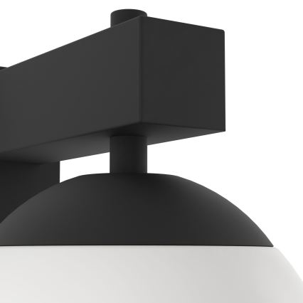 Eglo - Aplique de exterior 1xE27/40W/230V negro IP44