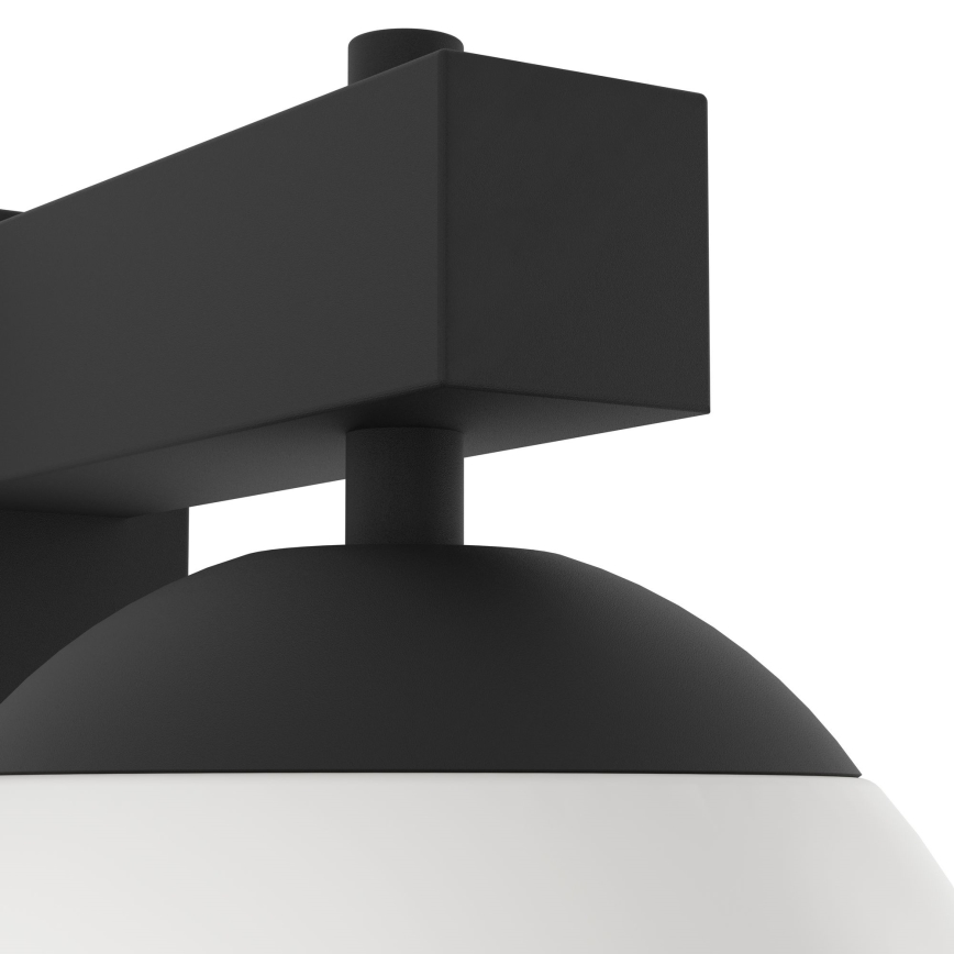 Eglo - Aplique de exterior 1xE27/40W/230V negro IP44