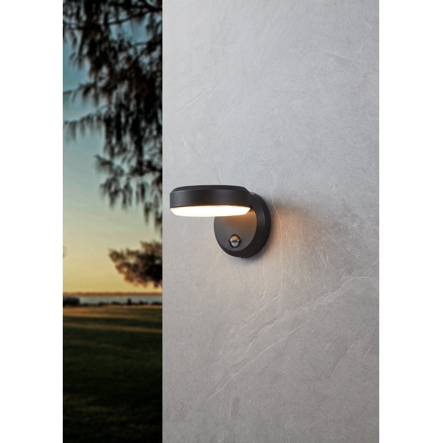 Eglo - LED Aplique para exterior con sensor LED/10,8/230V IP44