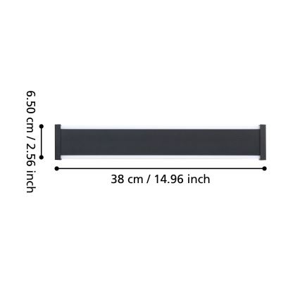 Eglo - Aplique LED para exterior 2xLED/3,7W/230V 3000K IP55