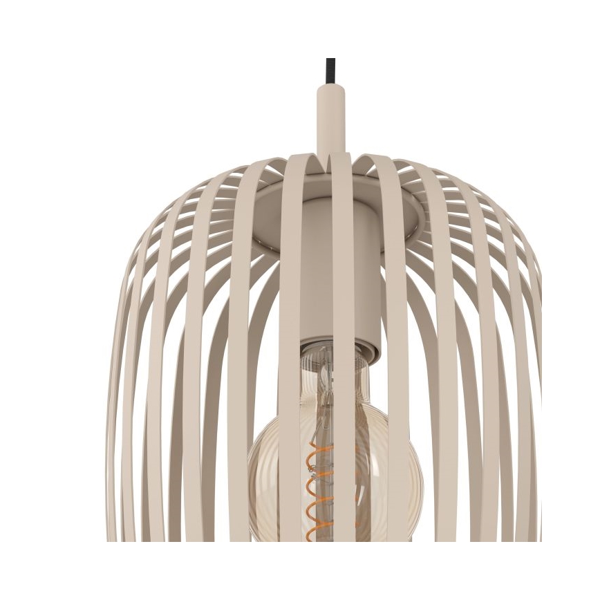 Eglo - Lámpara colgante 3xE27/40W/230V beige