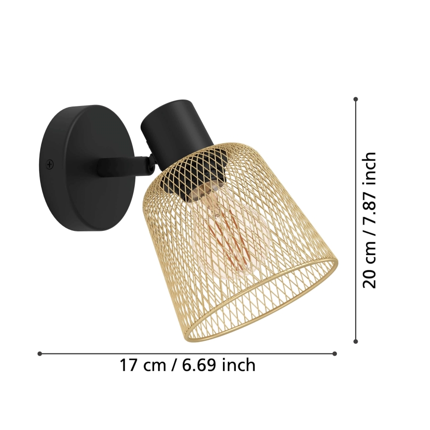 Eglo - Foco de pared 1xE27/40W/230V