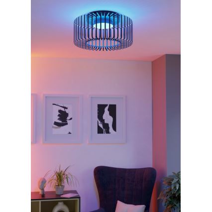 Eglo - Plafón LED RGBW regulable LED/22W/230V 2700-6500K