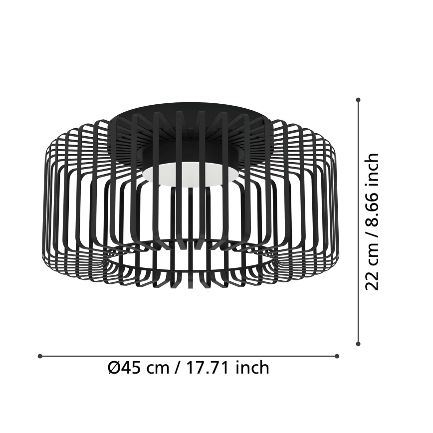 Eglo - Plafón LED RGBW regulable LED/22W/230V 2700-6500K