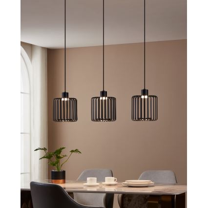 Eglo - LED RGBW Lámpara colgante regulable 3xLED/3,7W/230V 2700-6500K