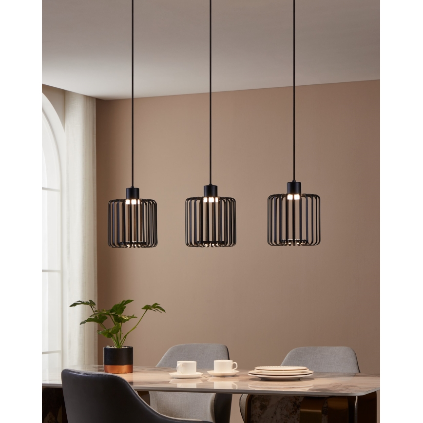 Eglo - LED RGBW Lámpara colgante regulable 3xLED/3,7W/230V 2700-6500K