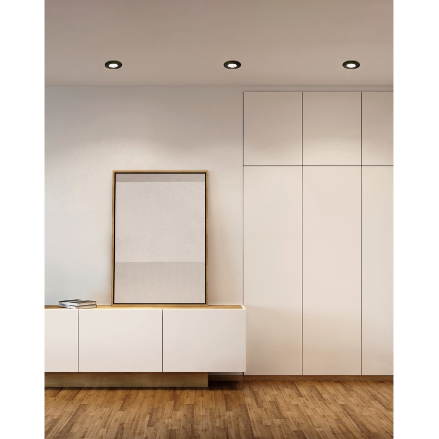 Eglo - SET 3x Lámpara empotrable LED para baños PINEDA LED/4,9W/230V IP44