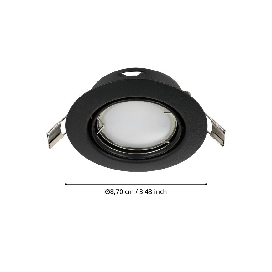 Eglo - Lámpara empotrada LED 1xGU10/4,6W/230V