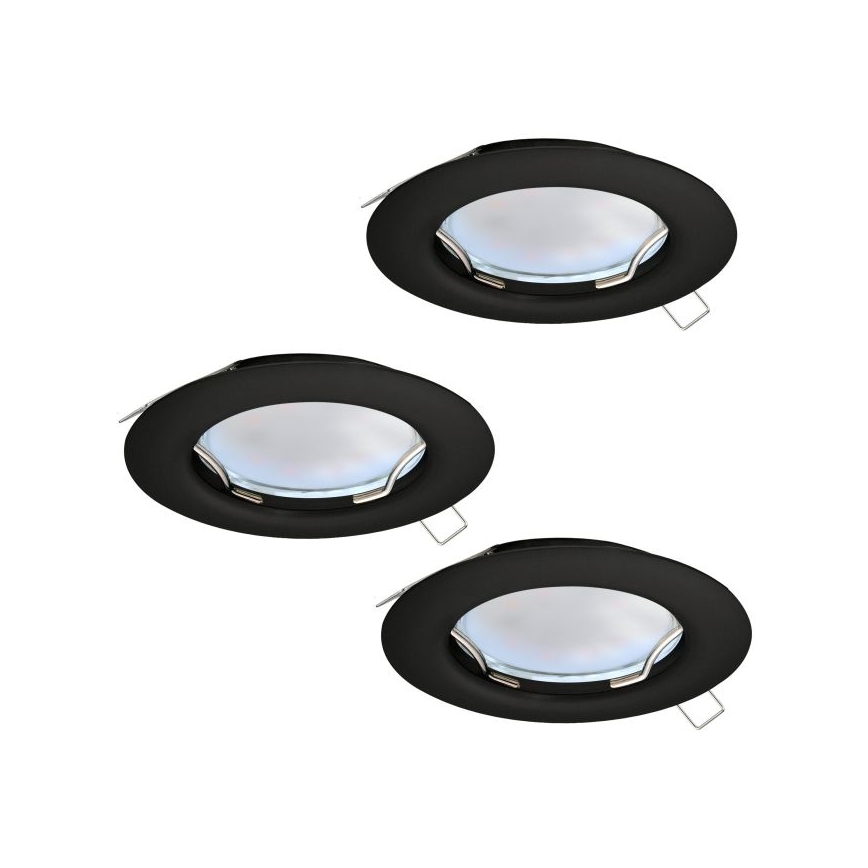 Eglo - SET 3x Lámpara empotrada LED PENETO 1xGU10/2,8W/230V