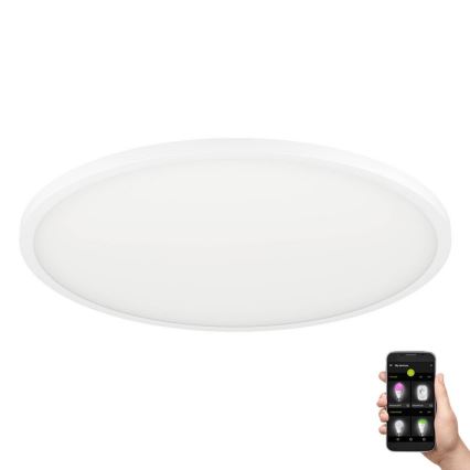 Eglo - Plafón LED regulable LED/33,5W/230V diá. 45 cm blanco