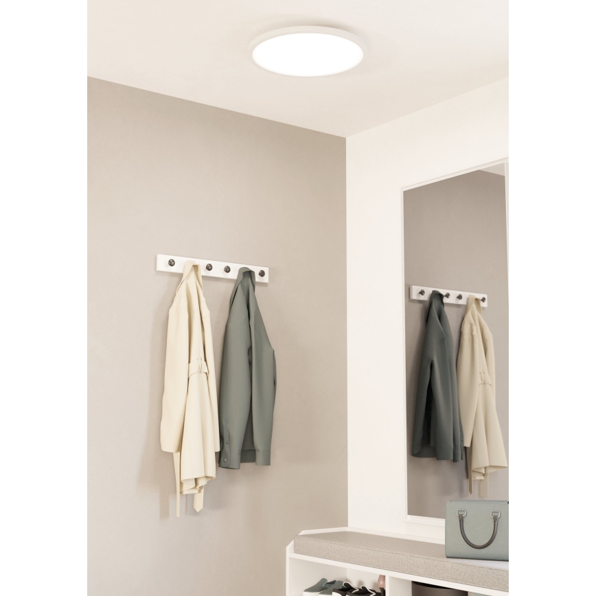 Eglo - Plafón LED regulable LED/33,5W/230V diá. 45 cm blanco