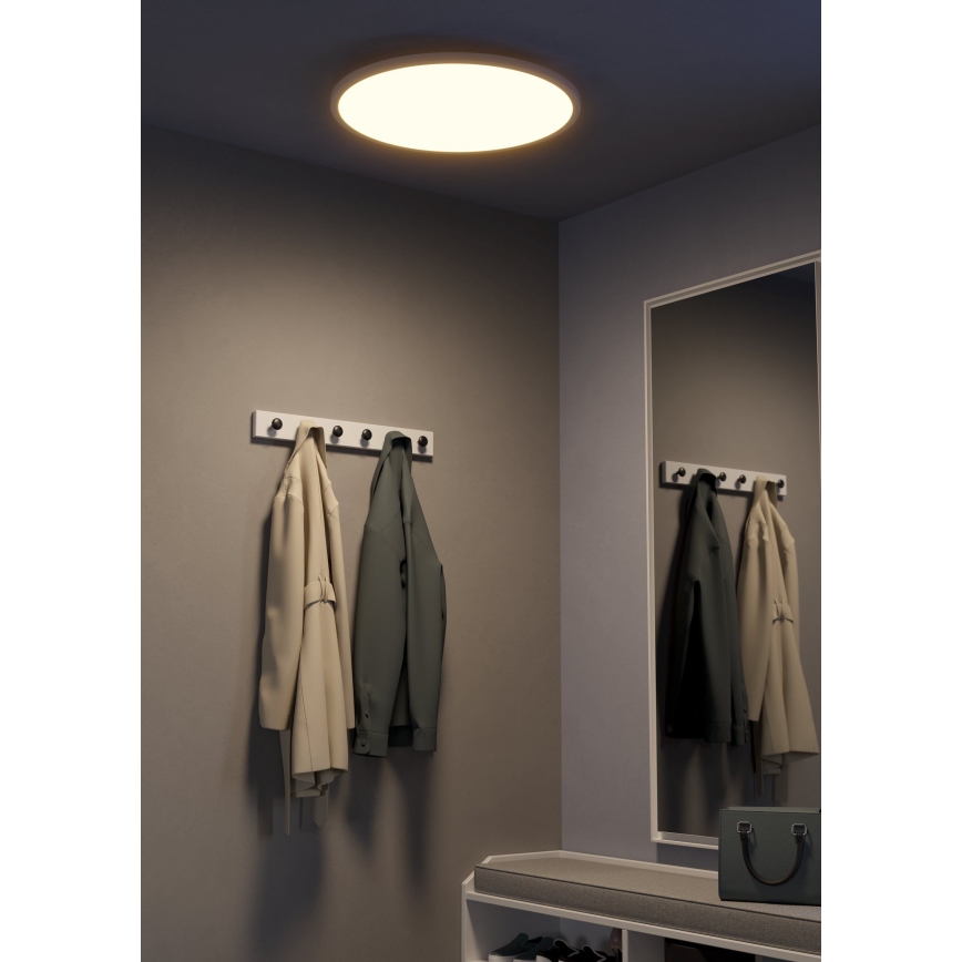 Eglo - Plafón LED regulable LED/41W/230V diá. 60 cm blanco