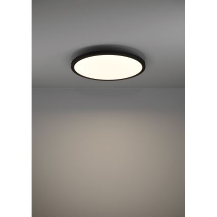 Eglo - Plafón LED regulable LED/33,5W/230V diá. 45 cm negro