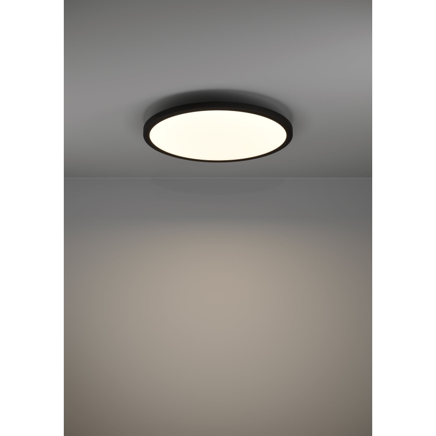 Eglo - Plafón LED regulable LED/33,5W/230V diá. 45 cm negro