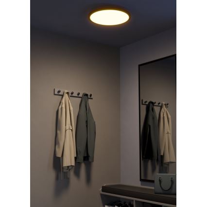 Eglo - Plafón LED regulable LED/33,5W/230V diá. 45 cm negro