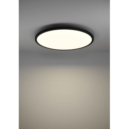 Eglo - Plafón LED regulable LED/41W/230V diá. 60 cm negro