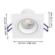 Eglo - LED RGBW Lámpara empotrable regulable LED/4,7W/230V blanco