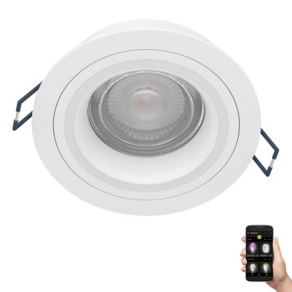 Eglo - LED RGBW Lámpara empotrable regulable LED/4,7W/230V blanco