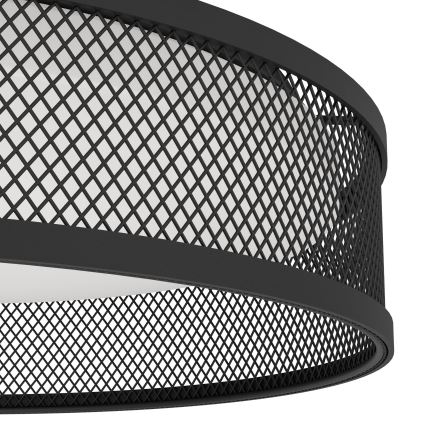 Eglo - Plafón LED LED/20W/230V negro