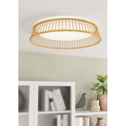 Eglo - Plafón LED LED/20W/230V marrón