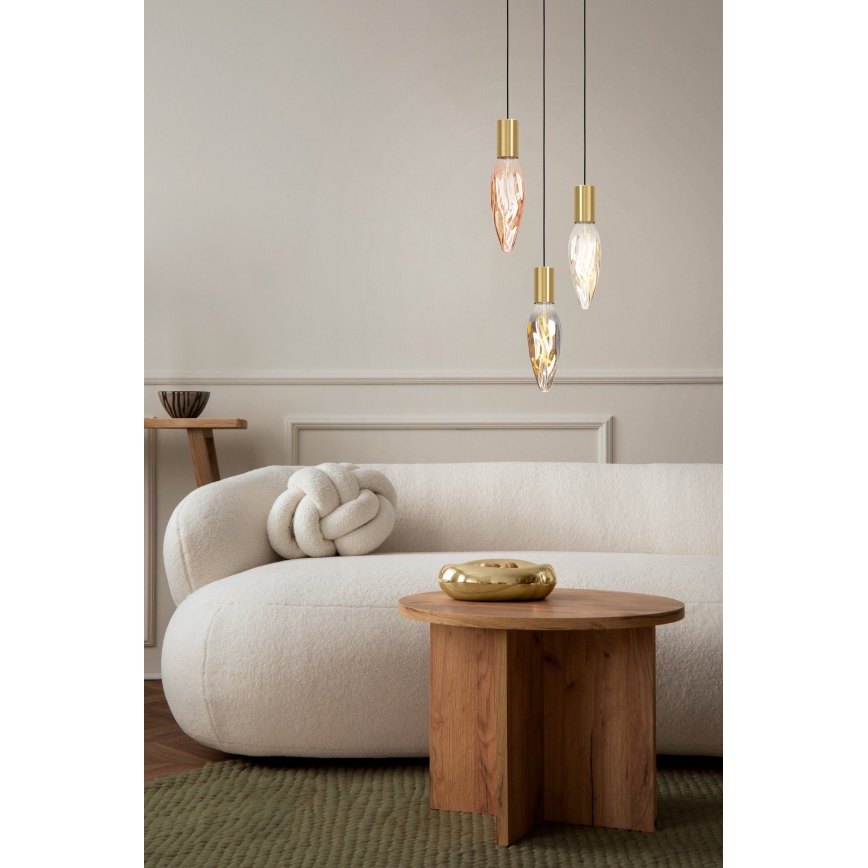 Eglo - Lámpara colgante 1xE27/40W/230V dorado