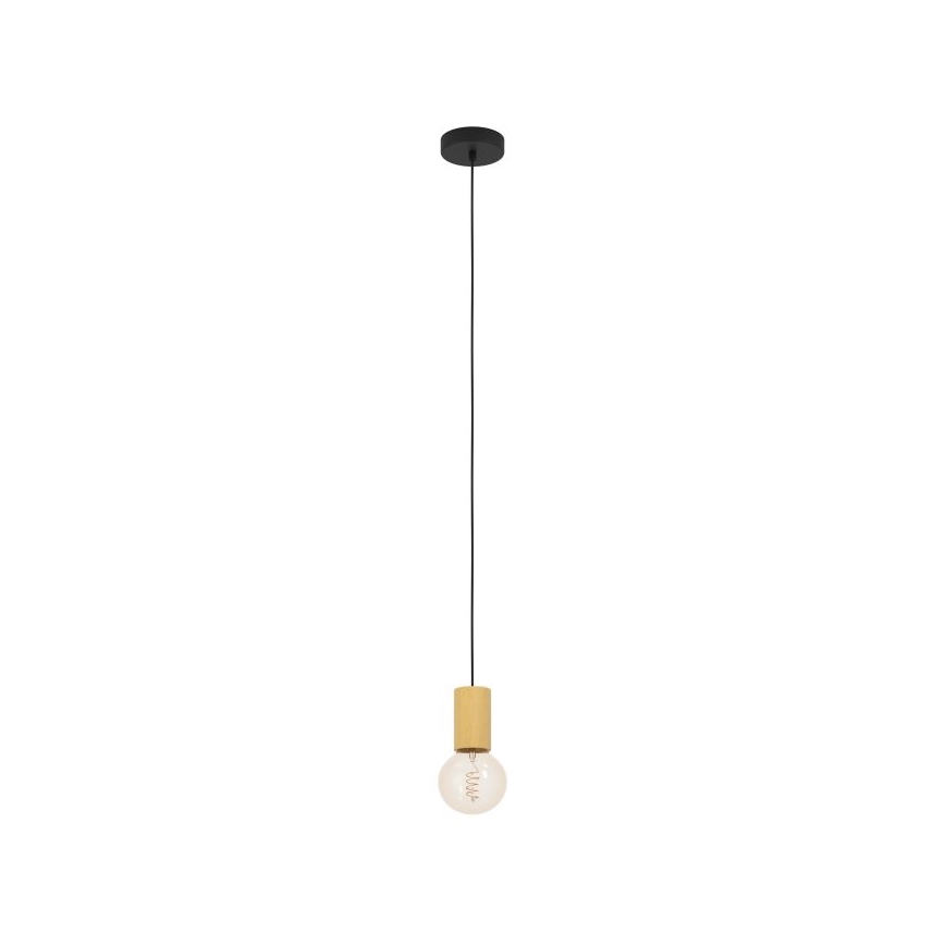 Eglo - Lámpara colgante 1xE27/40W/230V marrón