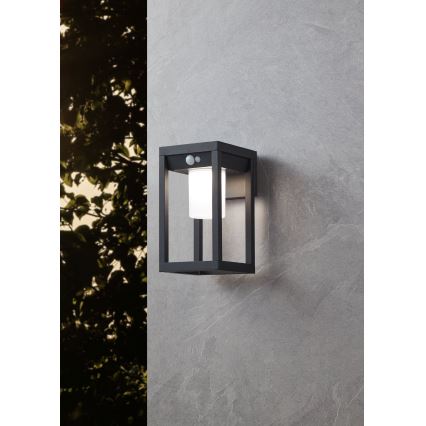 Eglo - Aplique LED solar con sensor LED/3,7W/3,7V 2000 mAh IP44