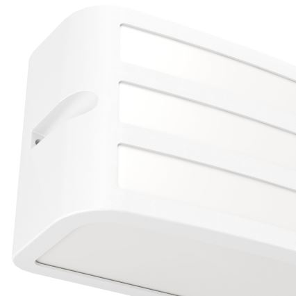 Eglo - Aplique de exterior 1xE27/40W/230V blanco IP54