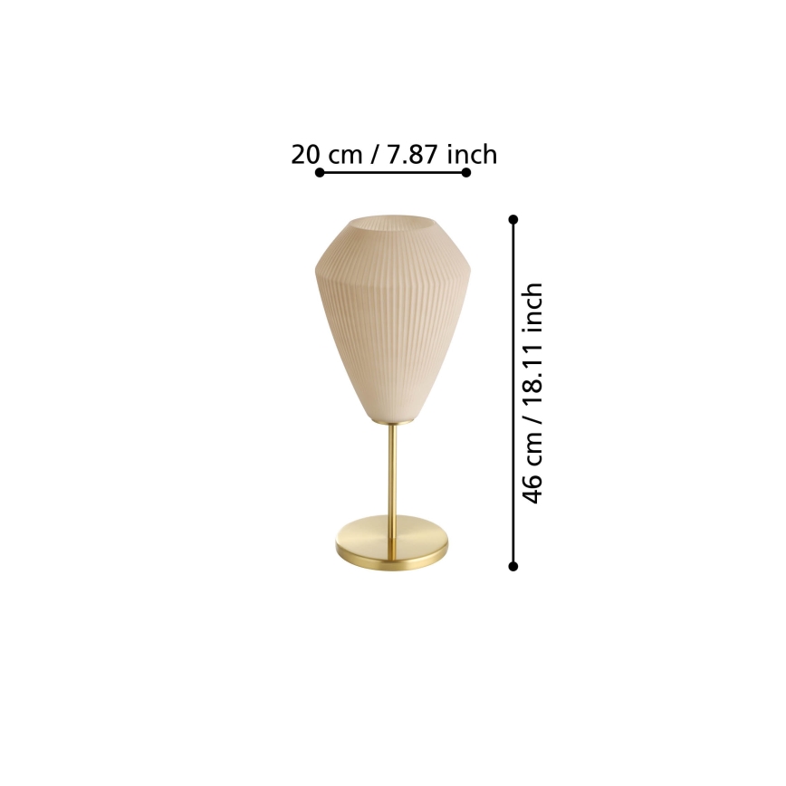 Eglo - Lámpara de mesa 1xE27/40W/230V