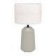 Eglo - Lámpara de mesa 1xE27/40W/230V color crema