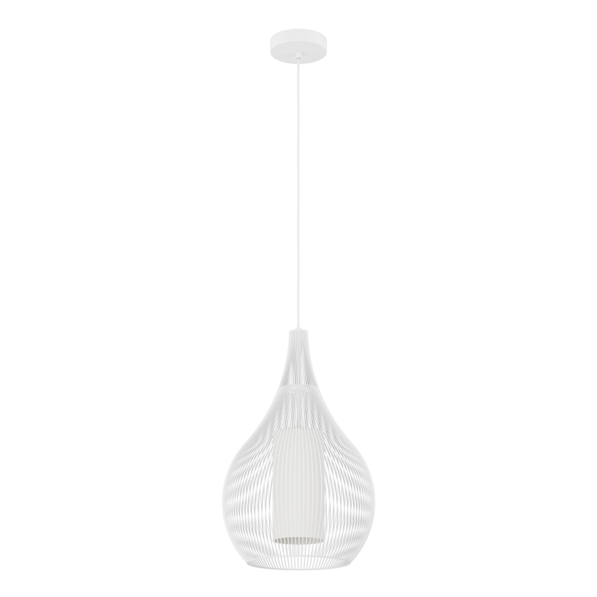 Eglo - Lámpara colgante 1xE27/40W/230V blanco