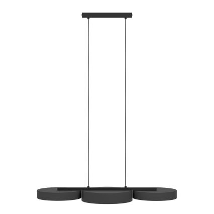 Eglo - Lámpara de araña LED RGBW regulable en cadena 3xLED/7,5W/230V 2700-6500K negro