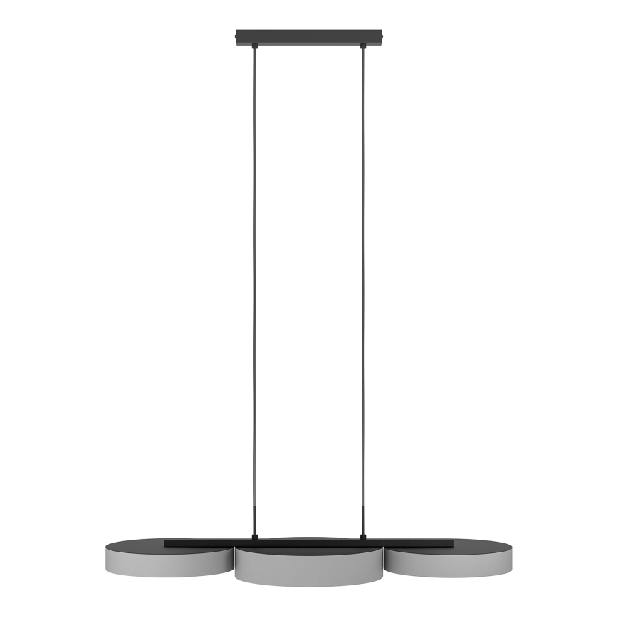 Eglo - LED RGBW Lámpara colgante regulable 3xLED/7,5W/230V 2700-6500K gris