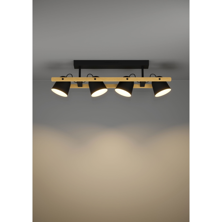 Eglo - LED RGBW Lámpara de techo regulable 4xLED/3,7W/230V 2700-6500K