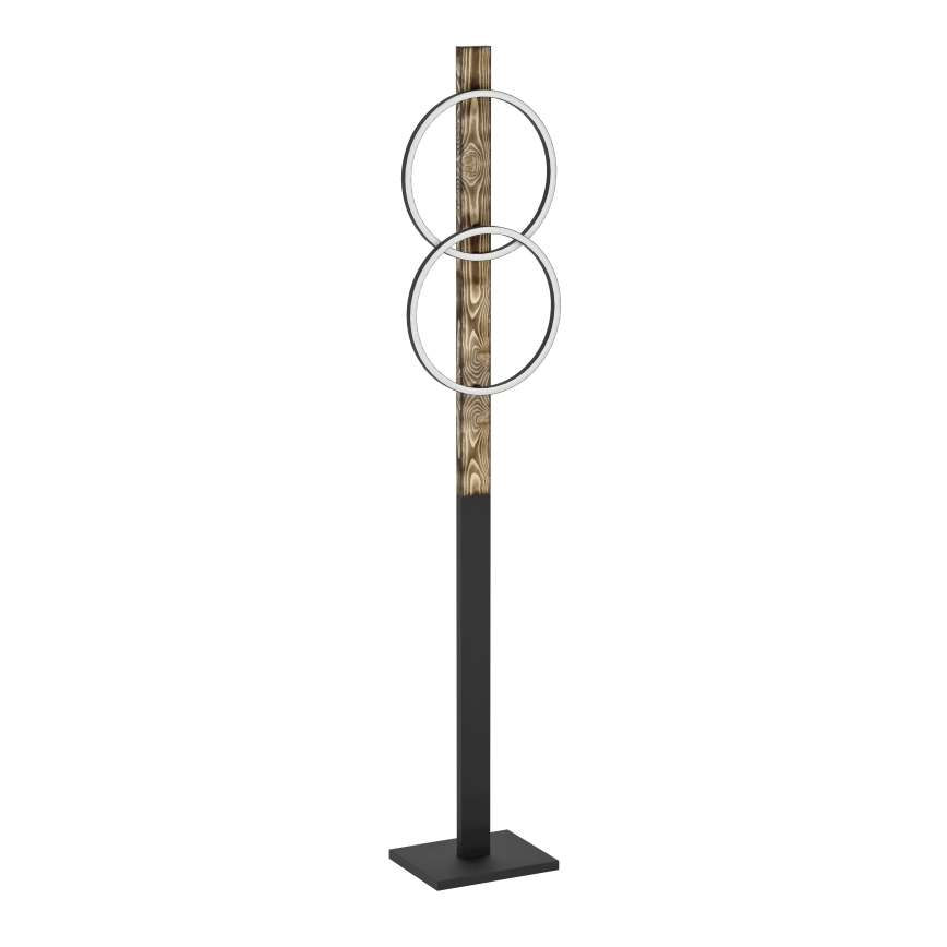 Eglo - Lámpara LED de pie 2xLED/12W/230V 3000K marrón/negro