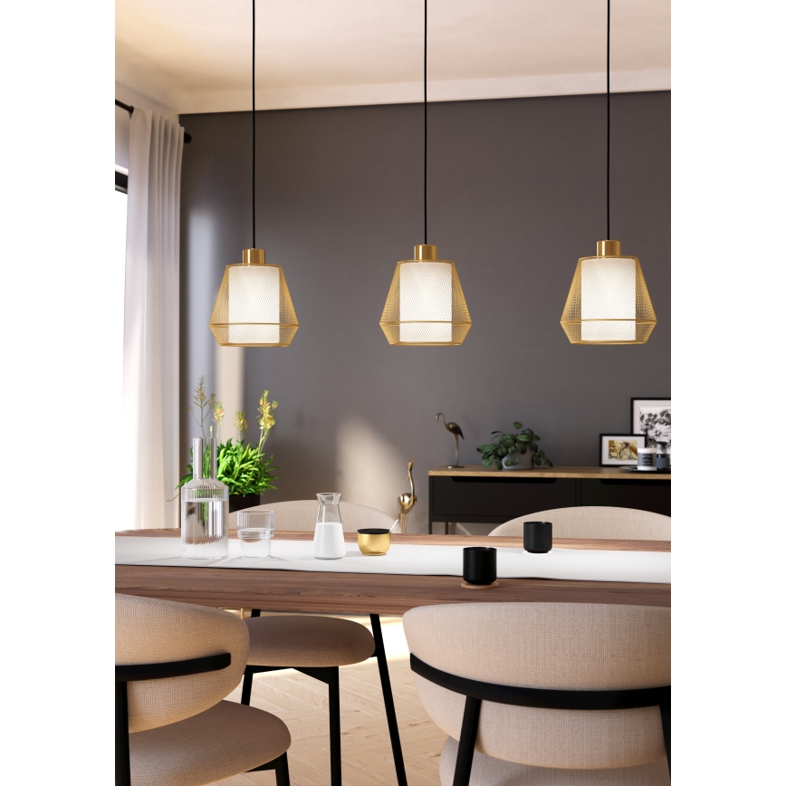 Eglo - Lámpara colgante 3xE27/40W/230V
