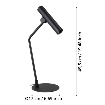 Eglo - Lámpara de mesa LED LED/5W/230V