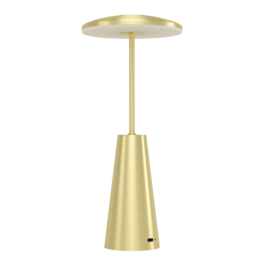 Eglo - Lámpara de exterior LED táctil regulable LED/2,8W/5V 2400K/3000K/4000K 5200 mAh IP54 dorado
